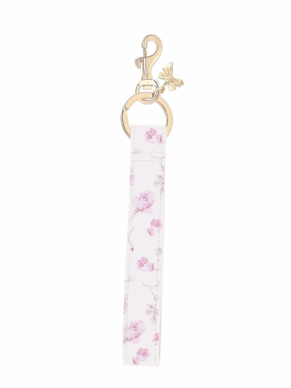 LoveShackFancy x CASE-MATE Pink Floral Keychain Charm Strap New With Tags